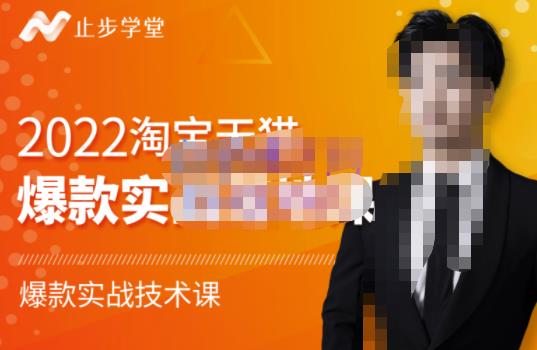 止步学堂·2022淘宝天猫爆款打造系列课-比克,爆款实战落地教程价值1980元